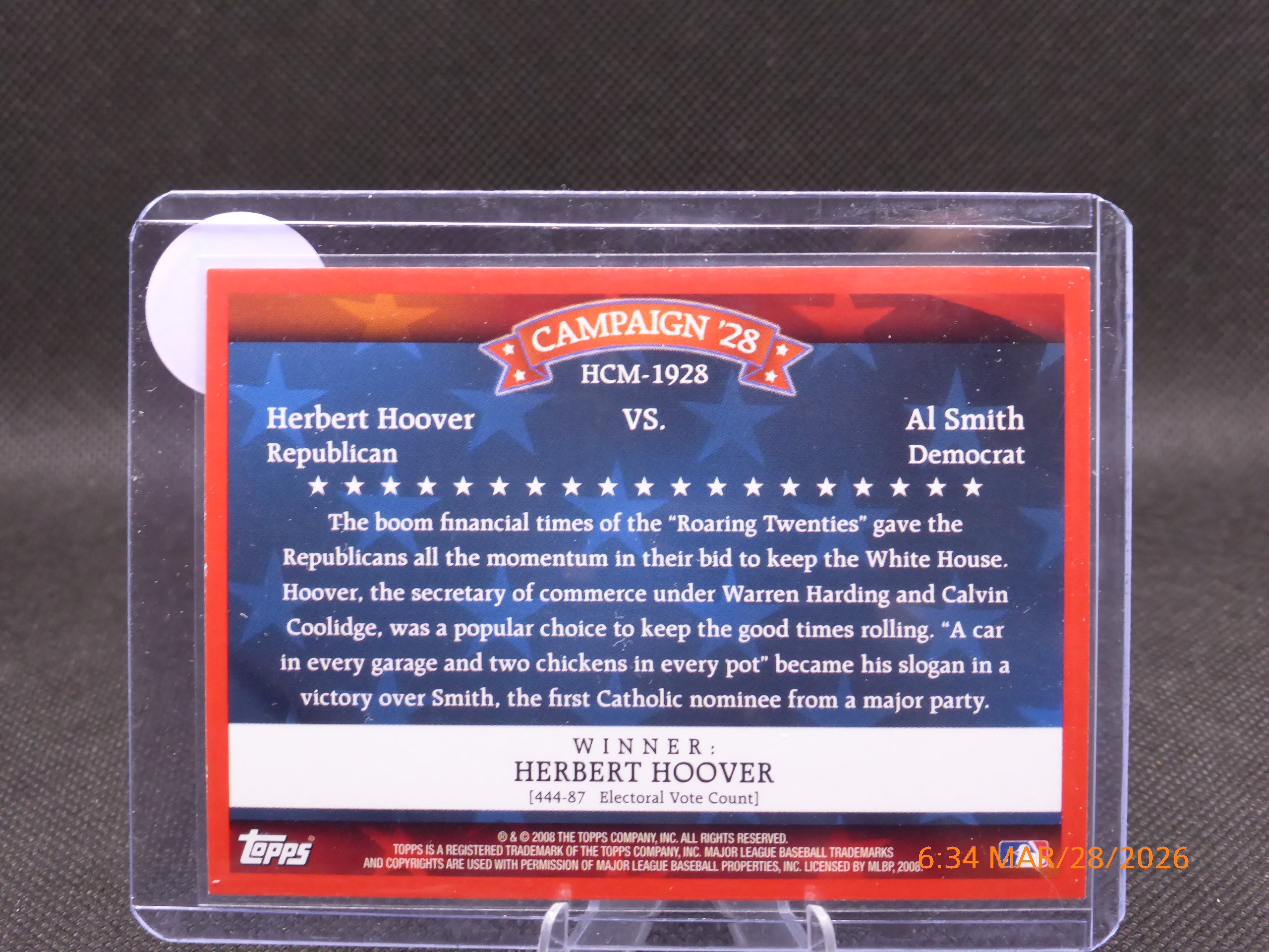 08 Topps Campaign 28# HCM-1928