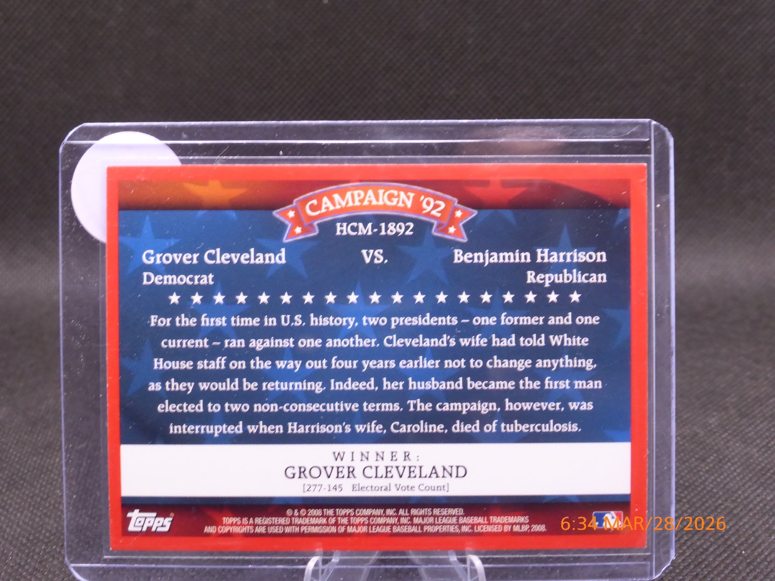 08 Topps Campaign 52 # HCM-1952