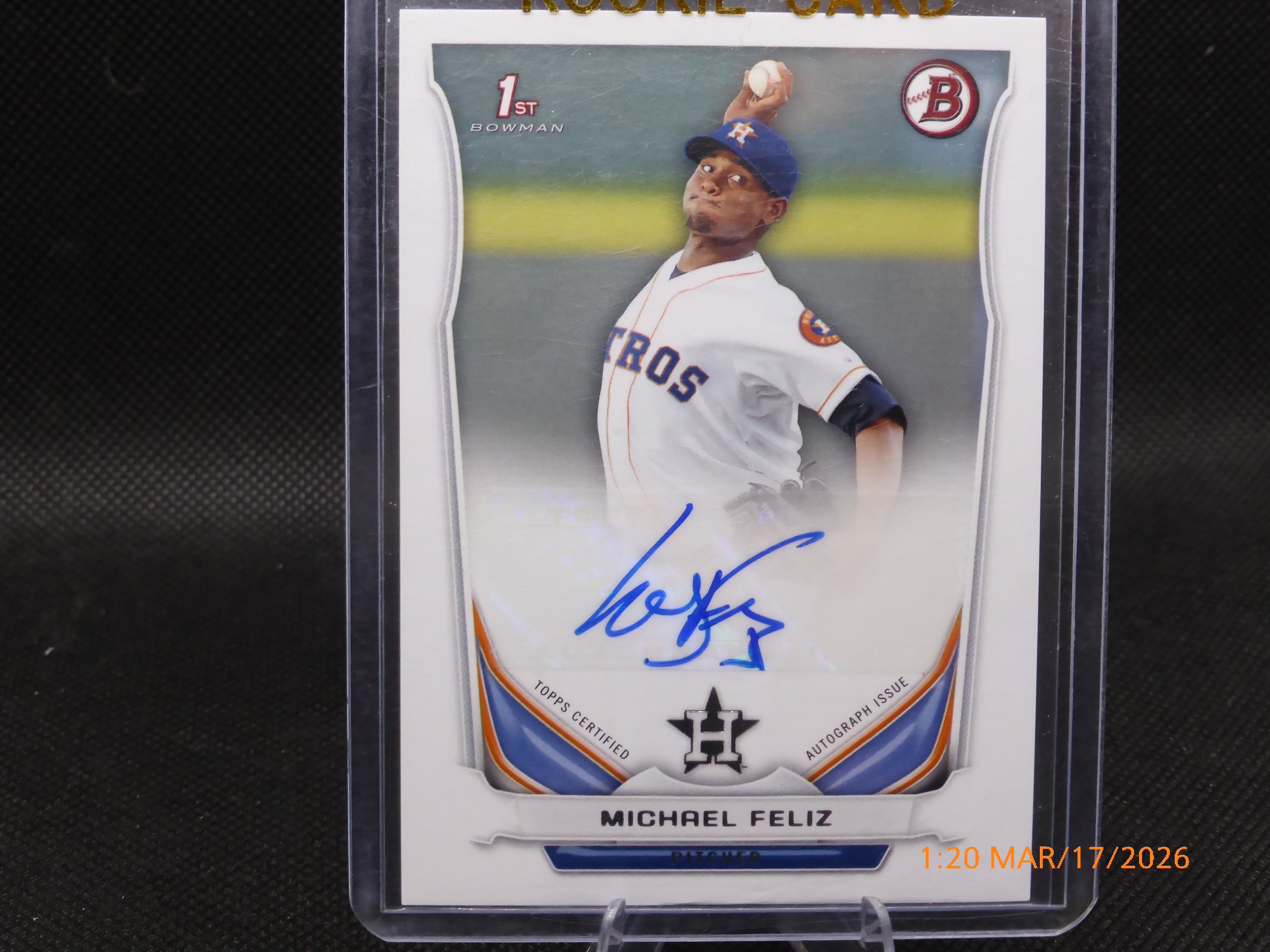 14 Bowman Michael Feliz #PA-MF Autograph