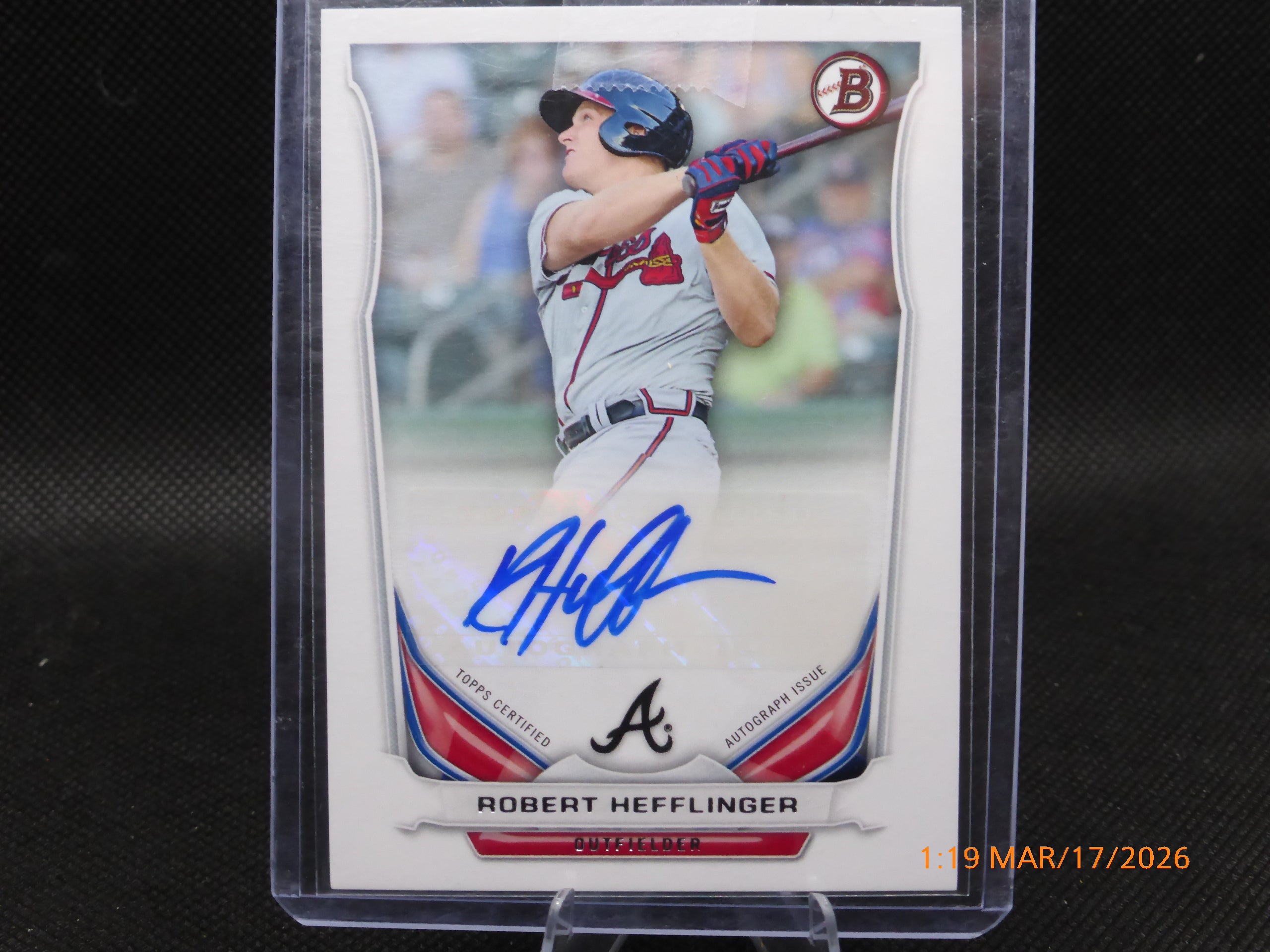 14 Bowman Robert Hefflinger #PA-RH Autograph