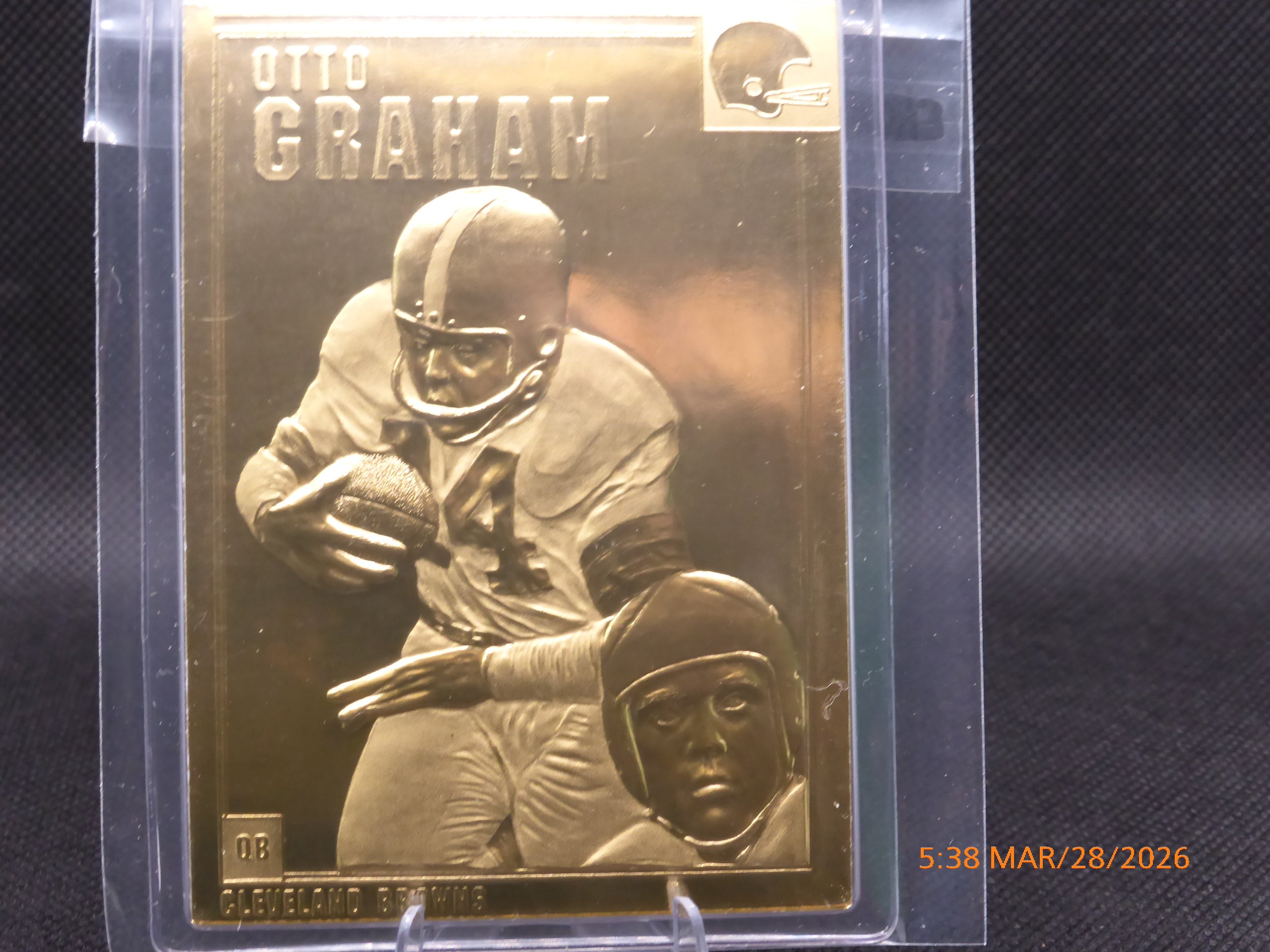 1999-2001 Danbury Mint 22K Gold Legends - #6 Otto Graham