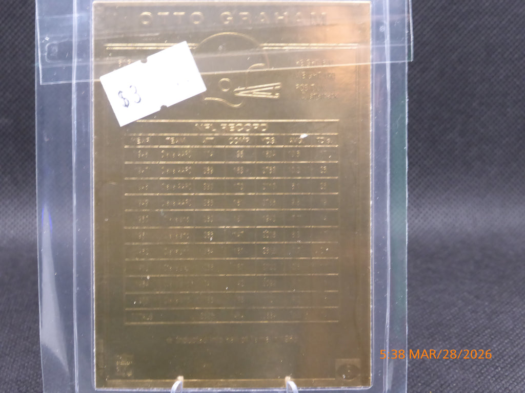 1999-2001 Danbury Mint 22K Gold Legends - #6 Otto Graham