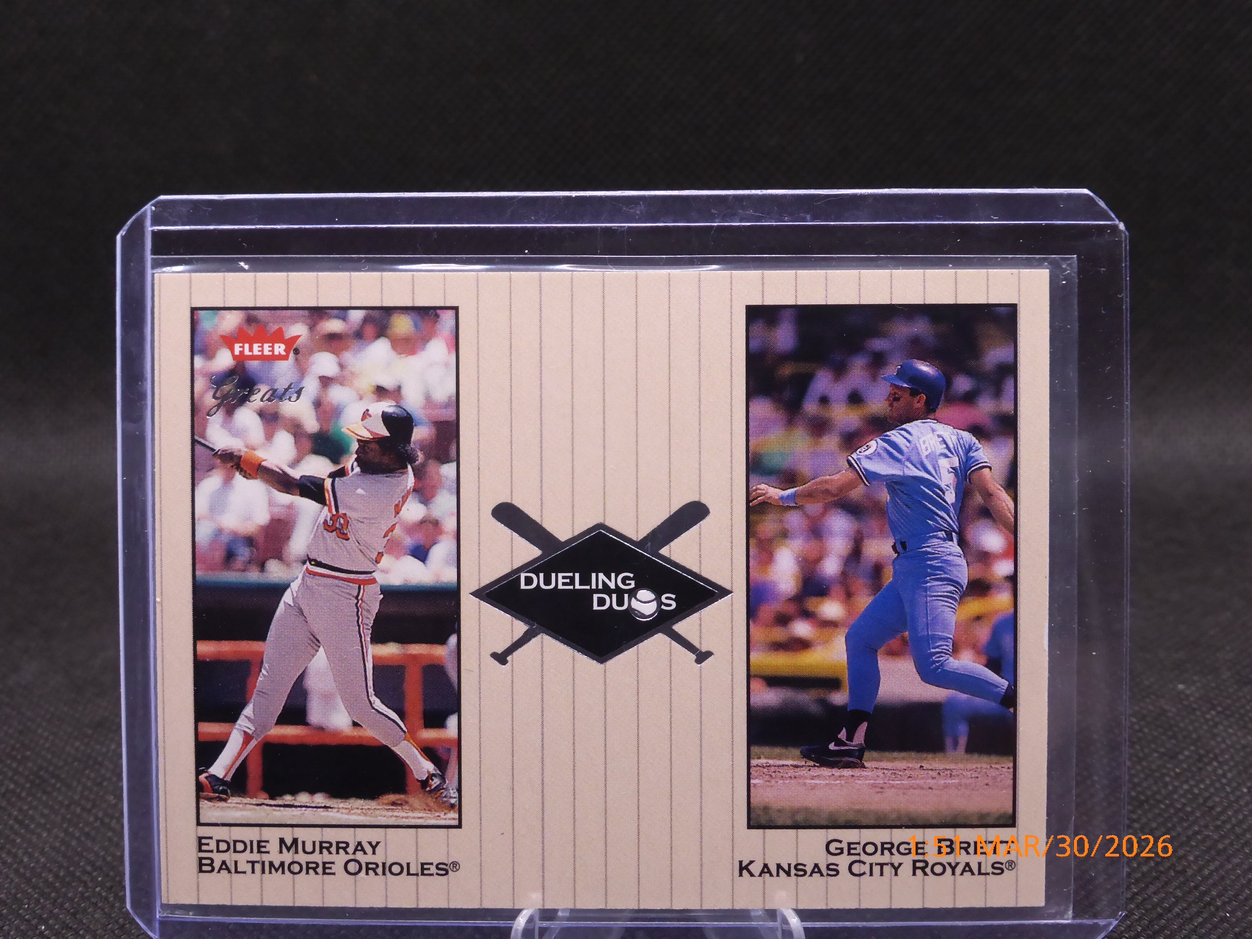 2001 Fleer Greats Brett Murray #28 of 29 DD