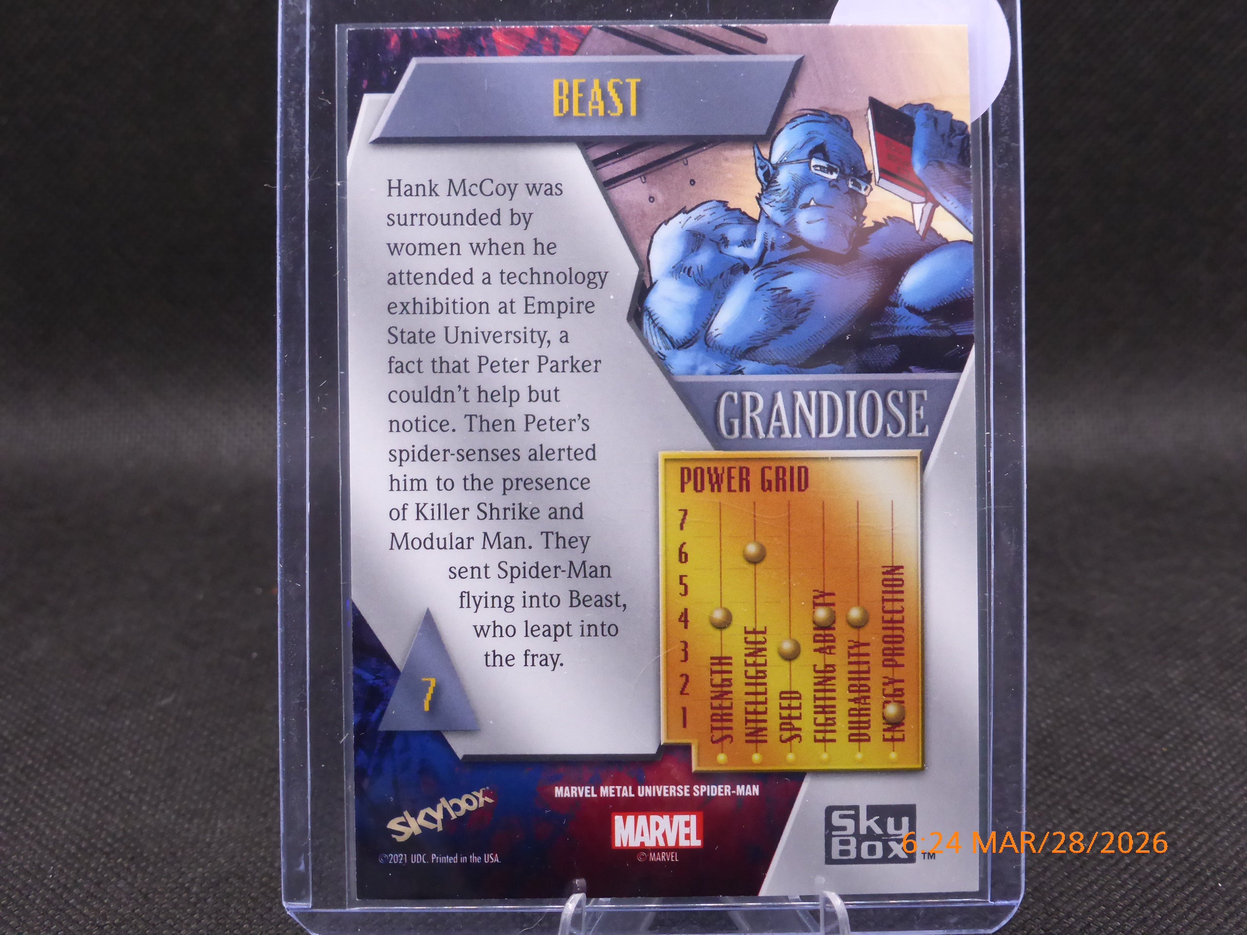 21 Marvel Metal Universe Beast #7