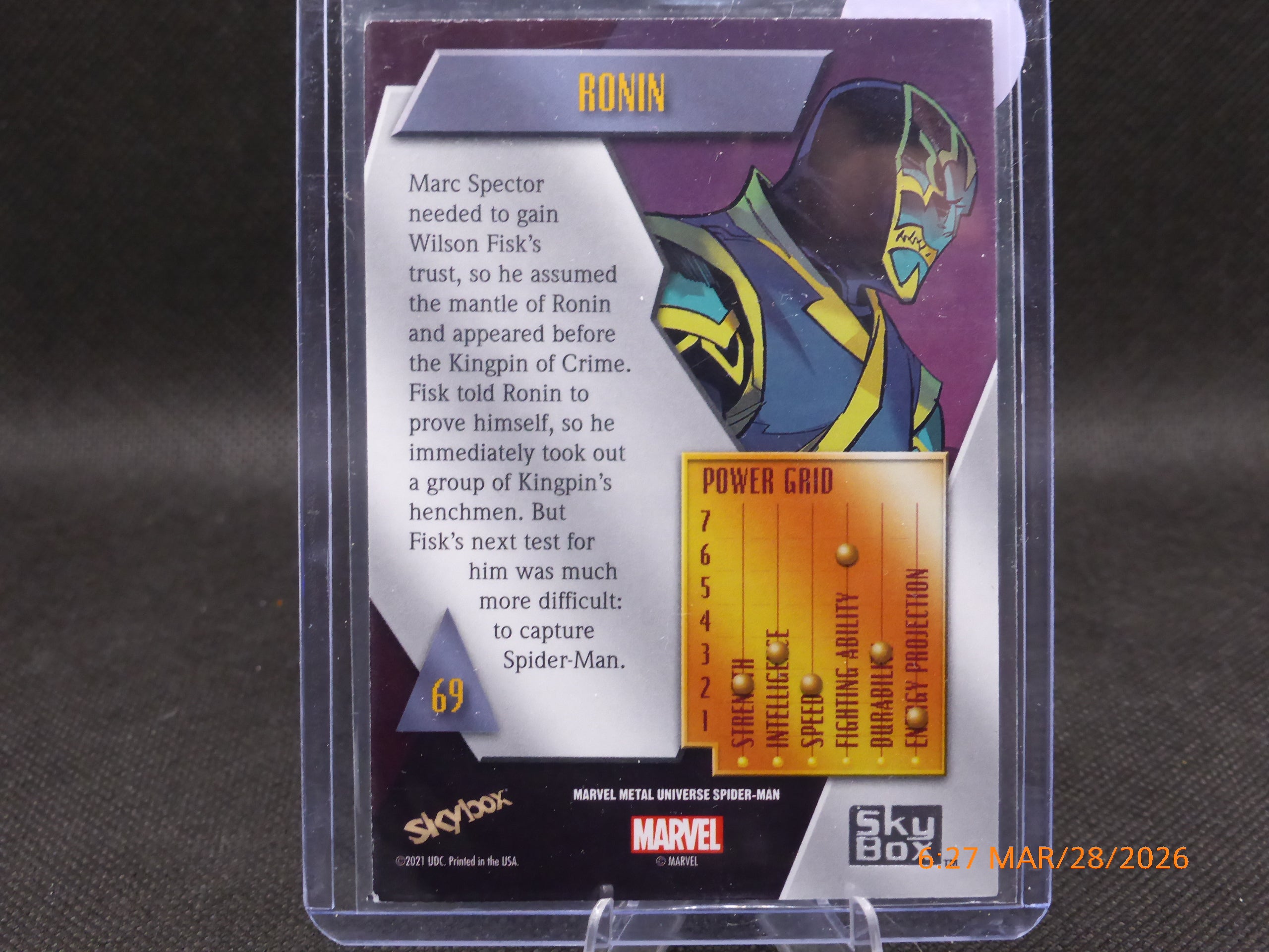 21 Marvel Metal Universe Ronin #69