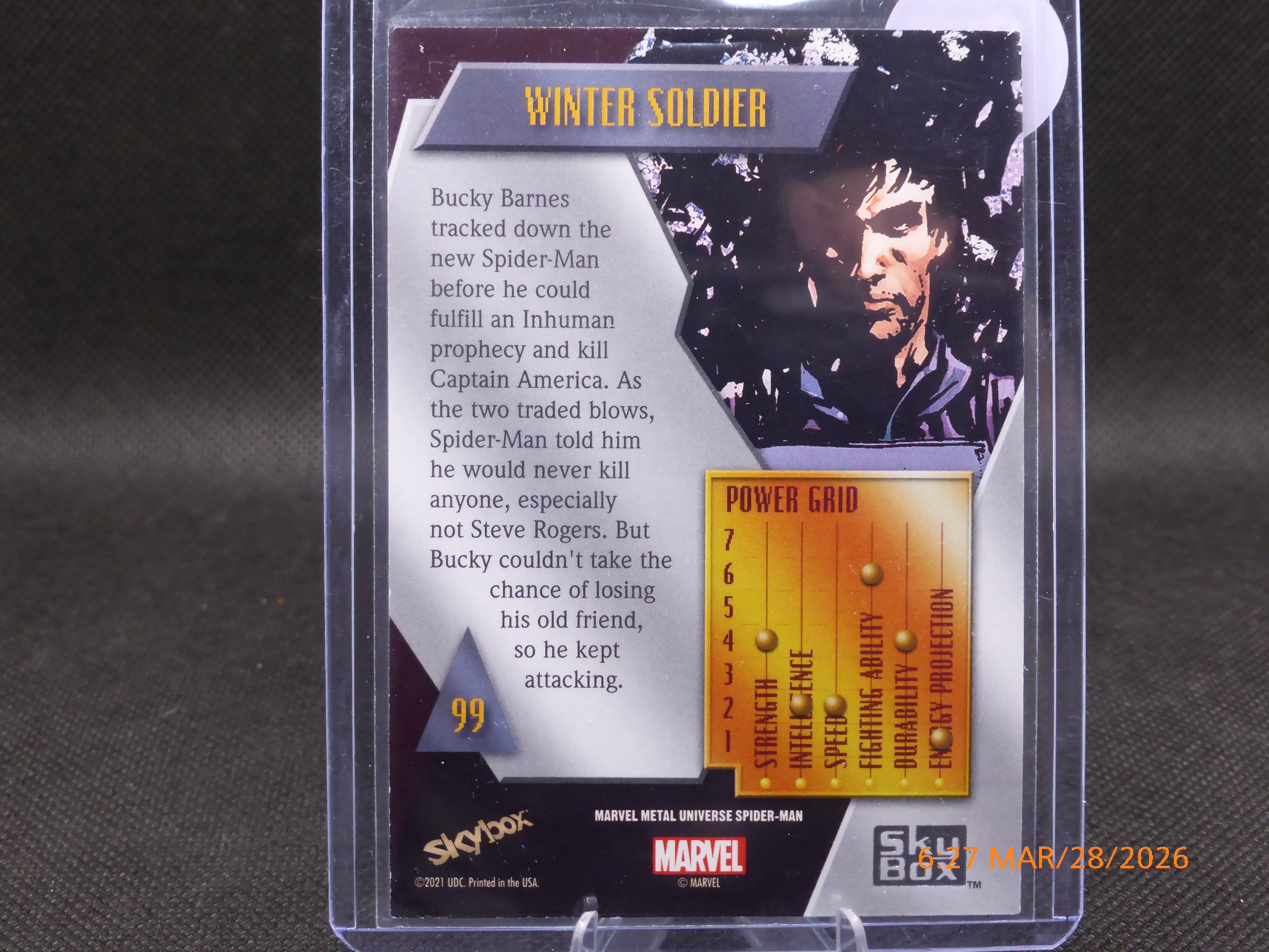 21 Marvel Metal Universe Winter Soldier #99