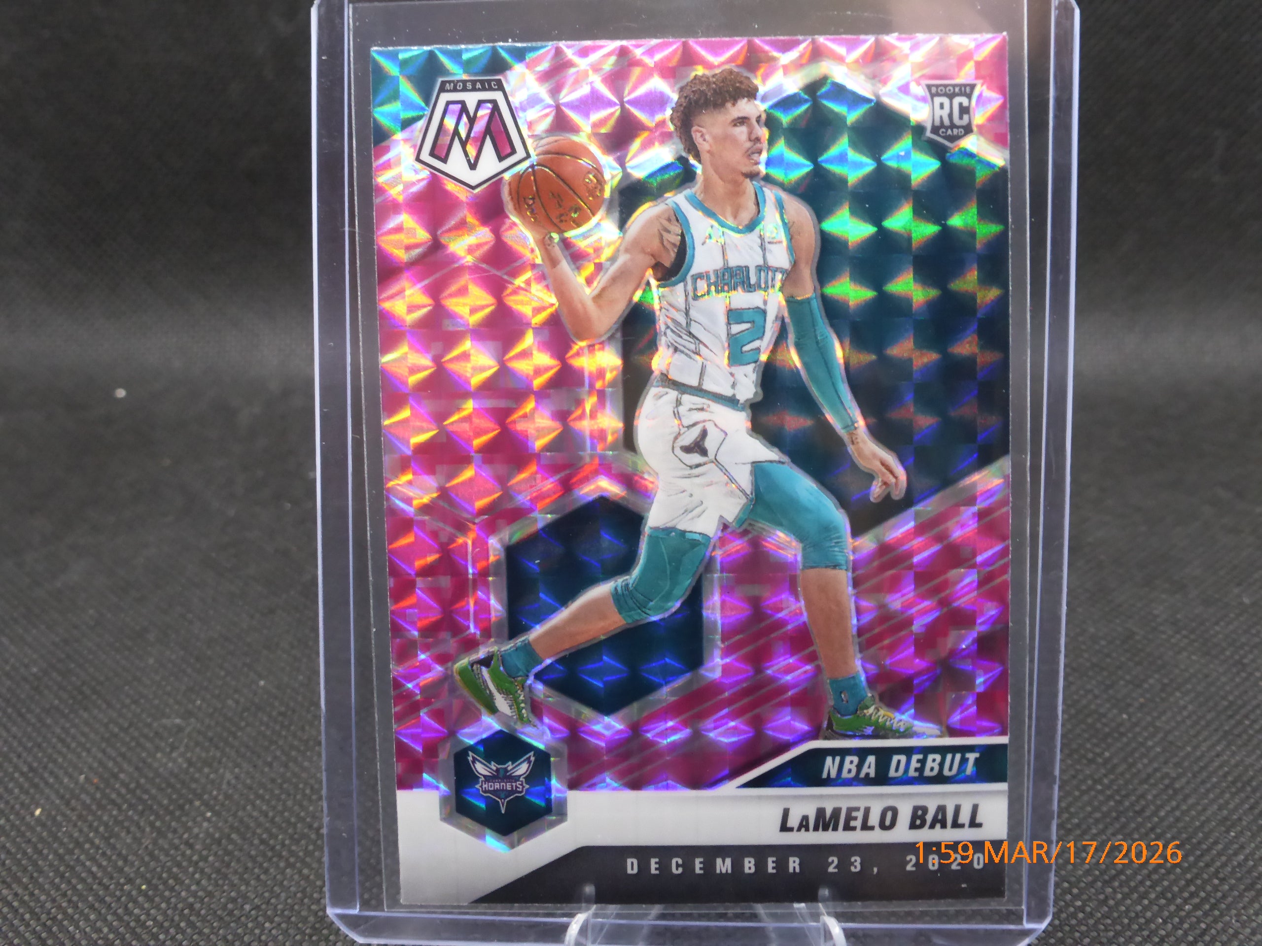21 Mosaic LaMelo Ball #262 Pink Mosaic