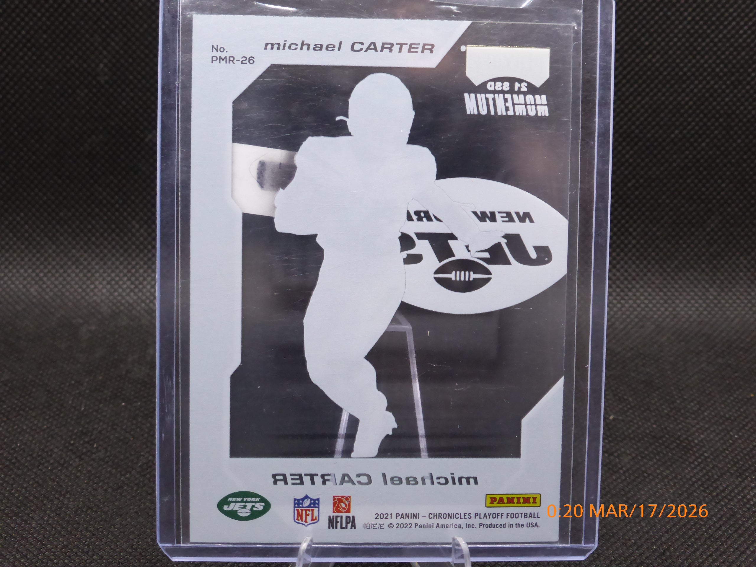 21 Playoff Michael Carter #PMR-26