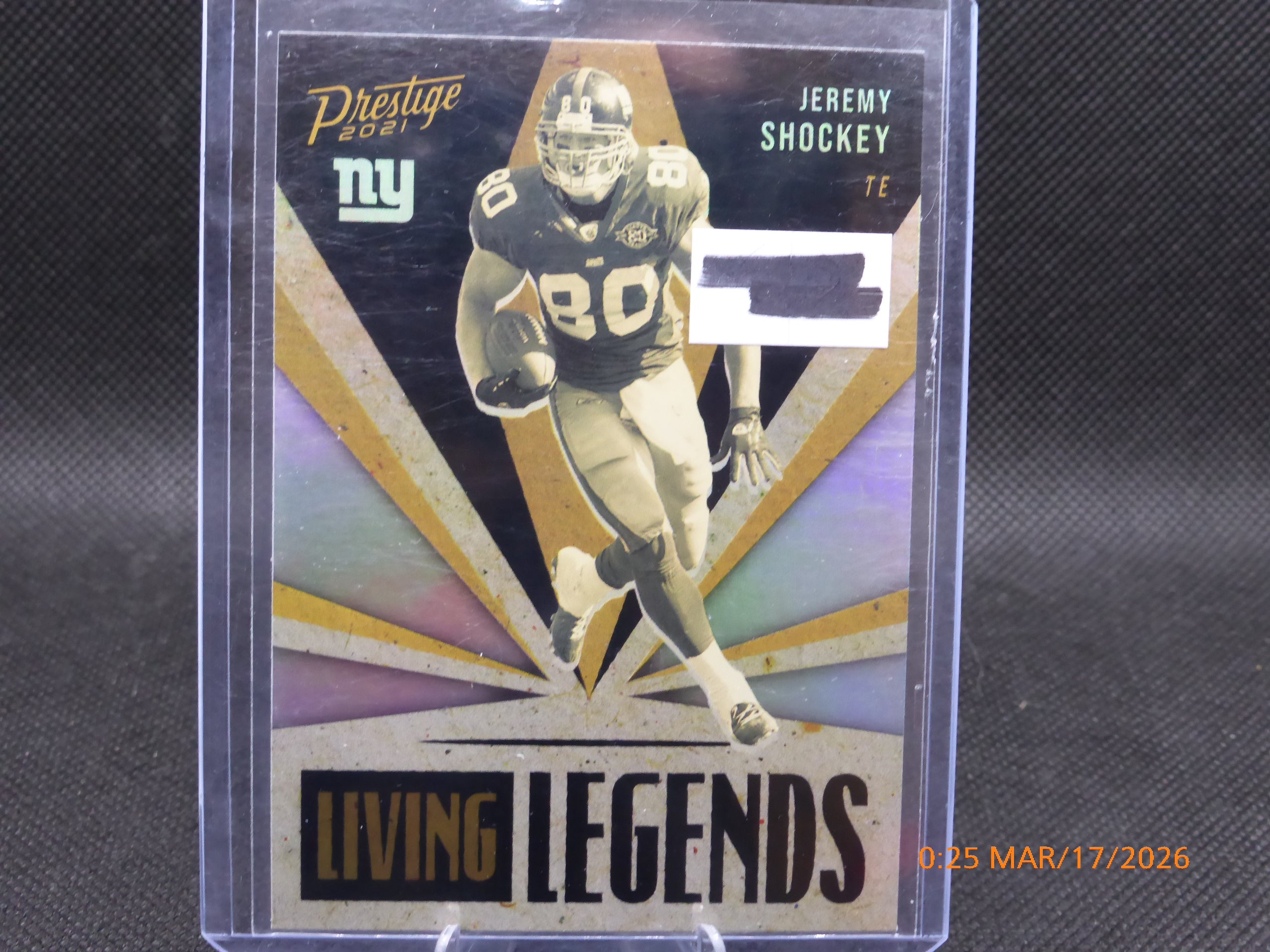 21 Prestige Jeremy Shockey #LL-21 Living Legends