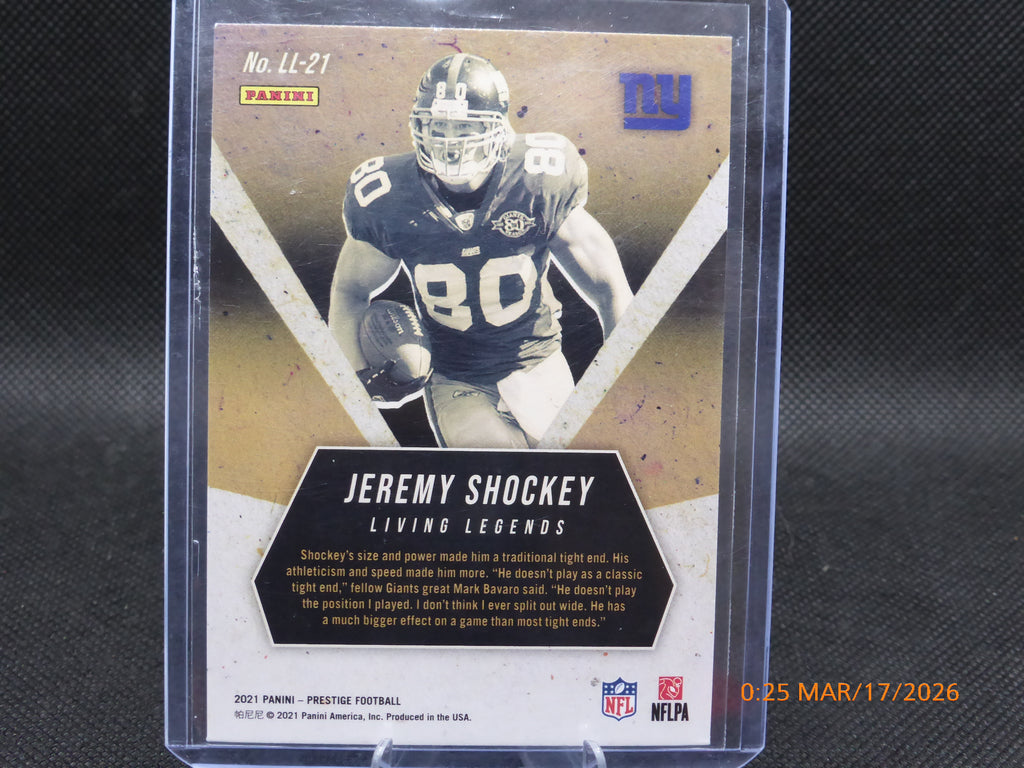 21 Prestige Jeremy Shockey #LL-21 Living Legends