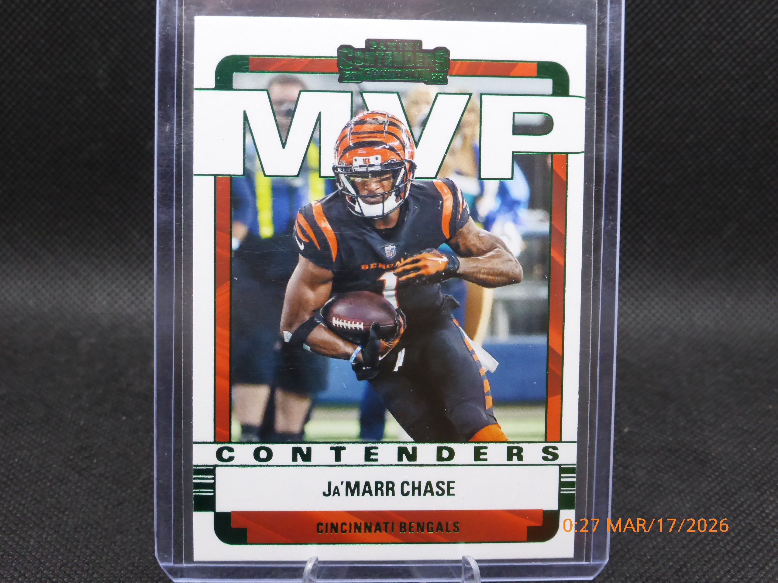 22 Contenders Ja'Marr Chase #MVP-JCH Green