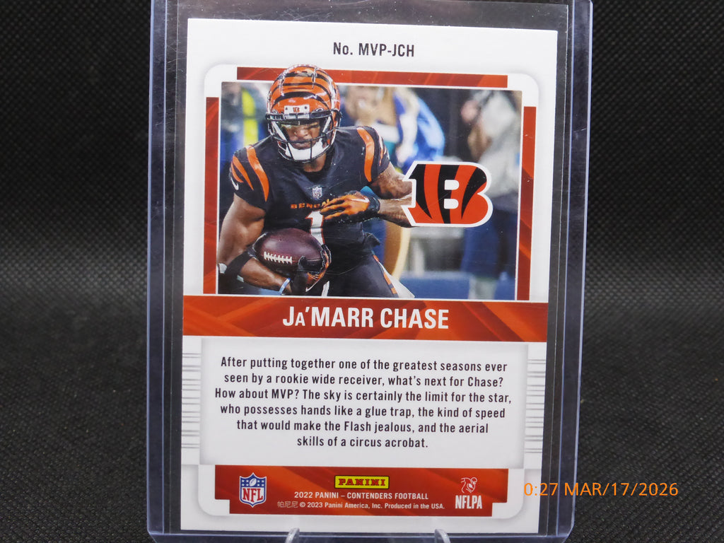 22 Contenders Ja'Marr Chase #MVP-JCH Green
