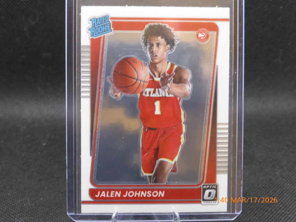 22 Donruss Optic Jalen Johnson #181 Rated Rookie