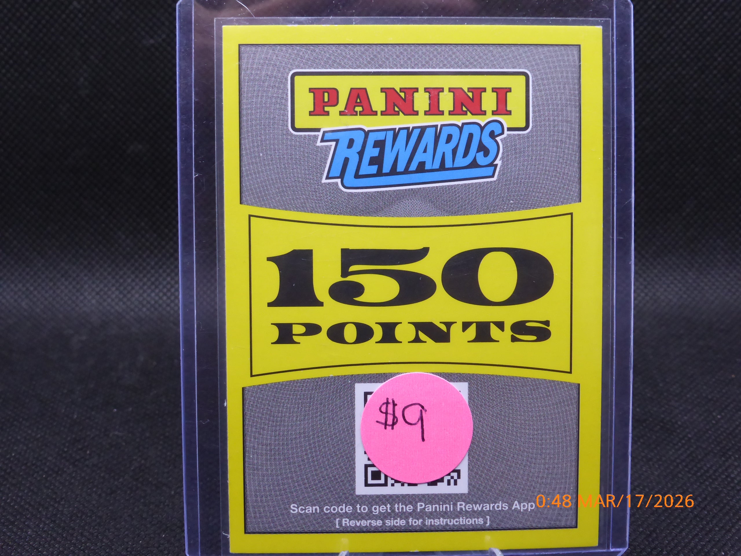 22 Panini Rewards $9