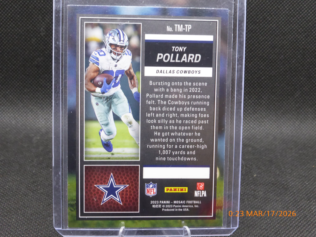 23 Mosaic Tony Pollard #TM-TP Touchdown Masters