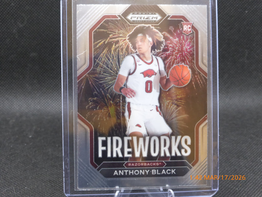 23 Prizm Draft Picks Anthony Black #10 Fireworks