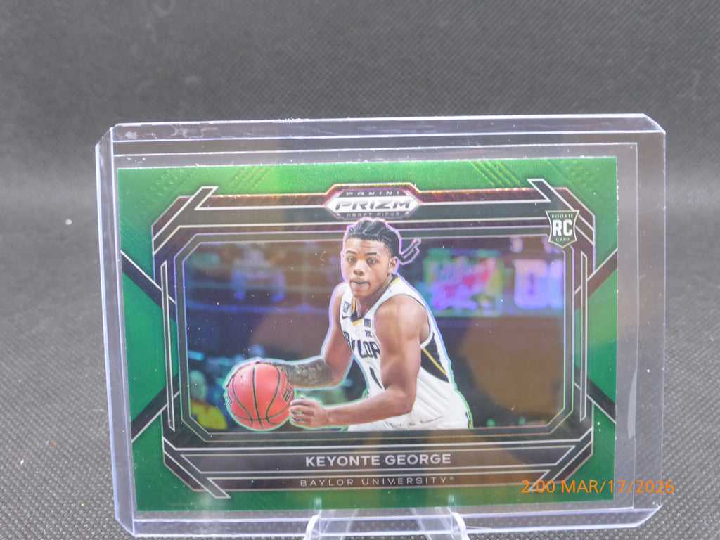 23 Prizm Draft Picks Keyonte George #47 Green Prizm