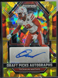 23 Prizm Draft Picks Ochaun Mathis #DPA-OCM (RC) Autograph