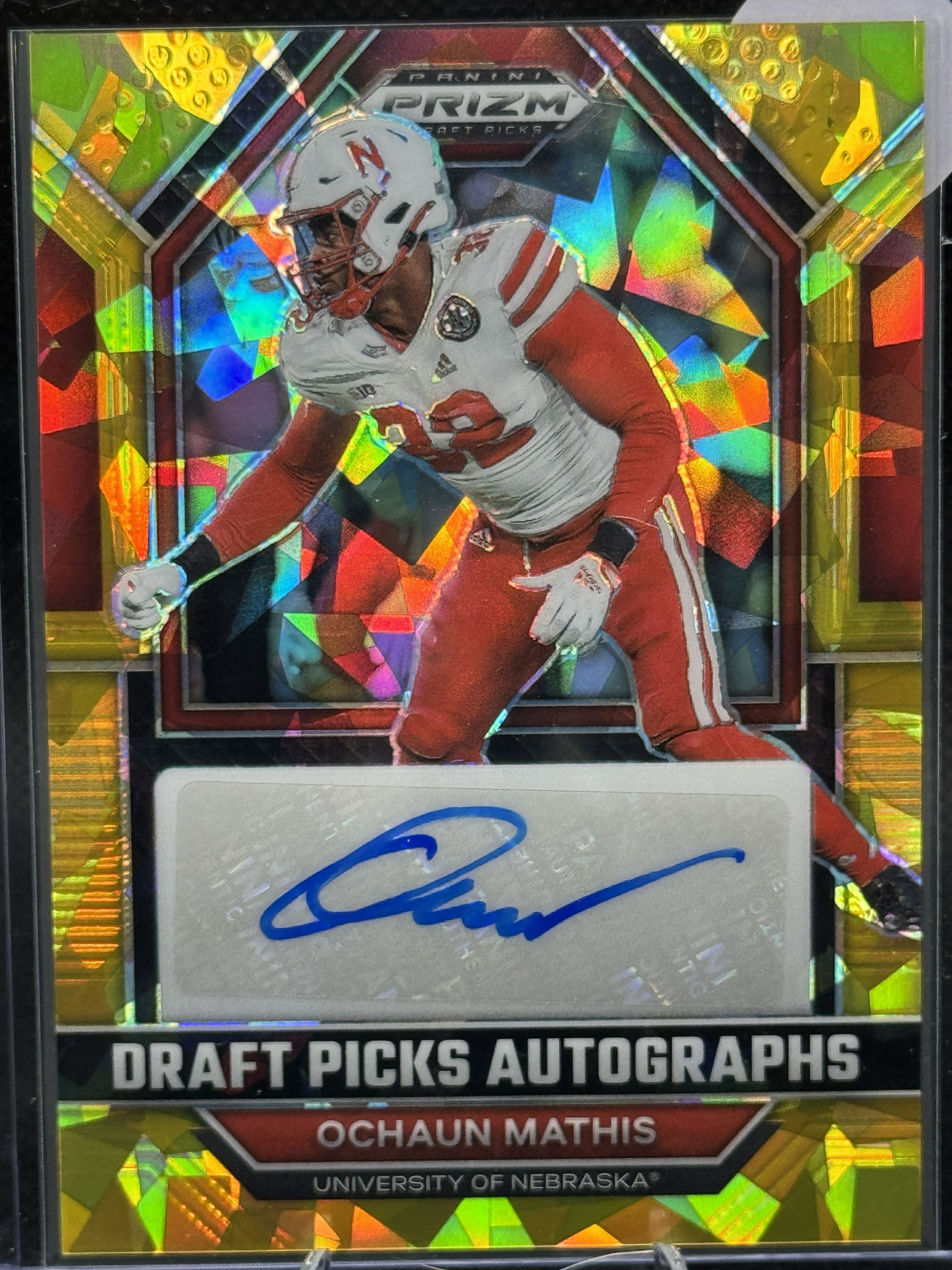 23 Prizm Draft Picks Ochaun Mathis #DPA-OCM (RC) Autograph