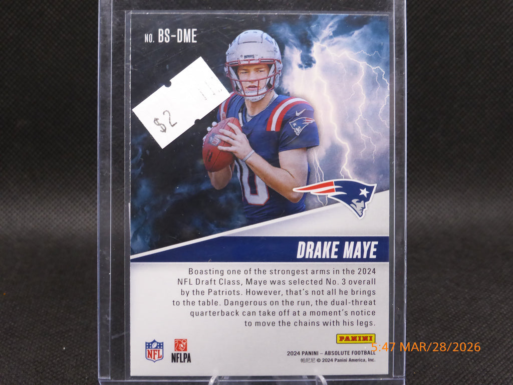 24 Absolute Drake Maye By Storm BS-DME