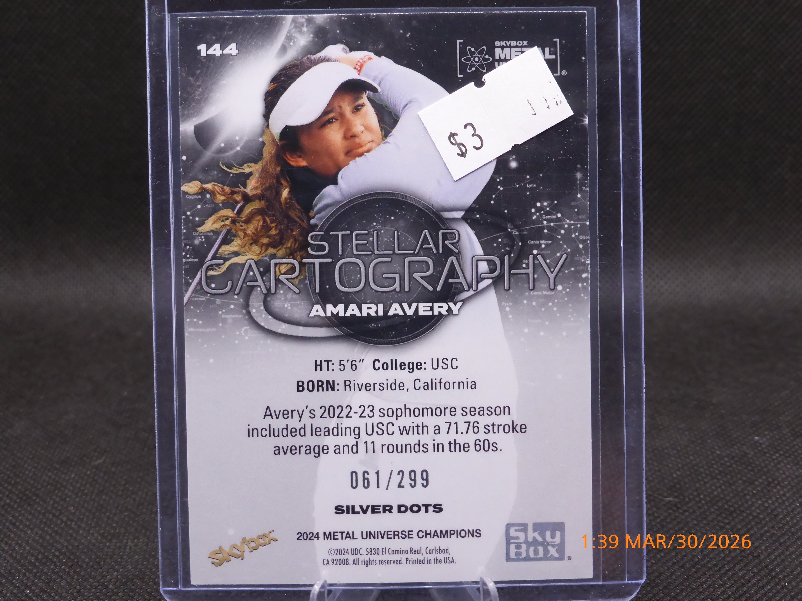 24 Metal Universe Champions Amari Avery #144 061-299
