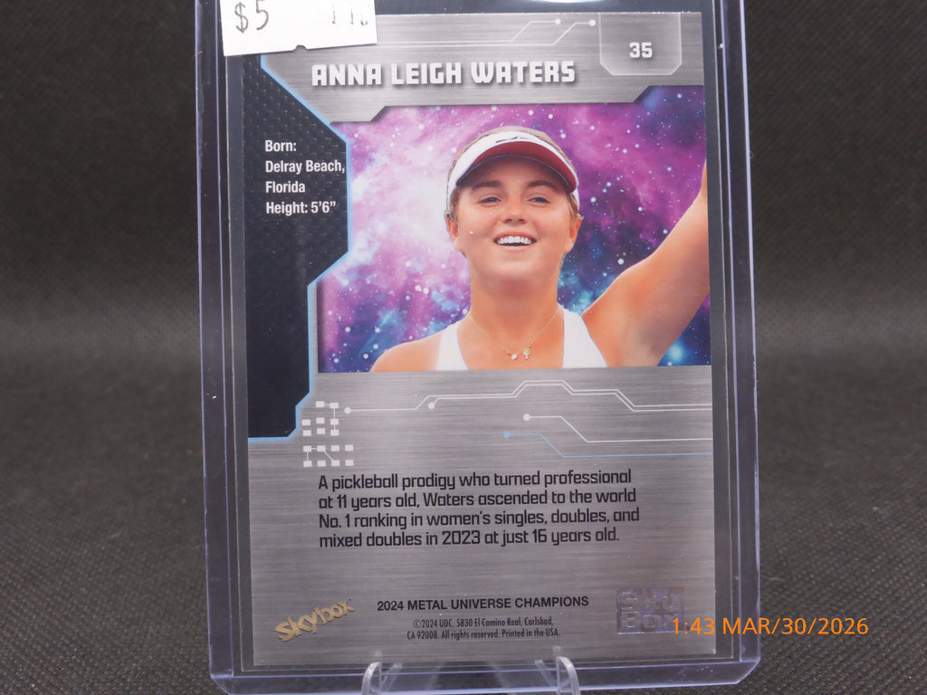 24 Metal Universe Champions Anna Leigh Waters #RMU-12