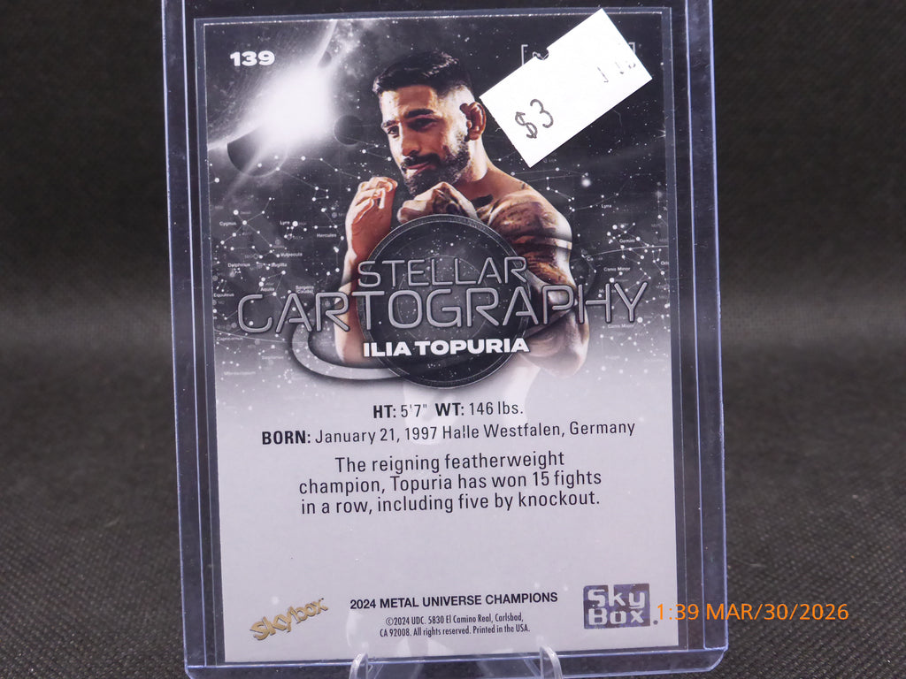 24 Metal Universe Champions Ilia Topuria #139