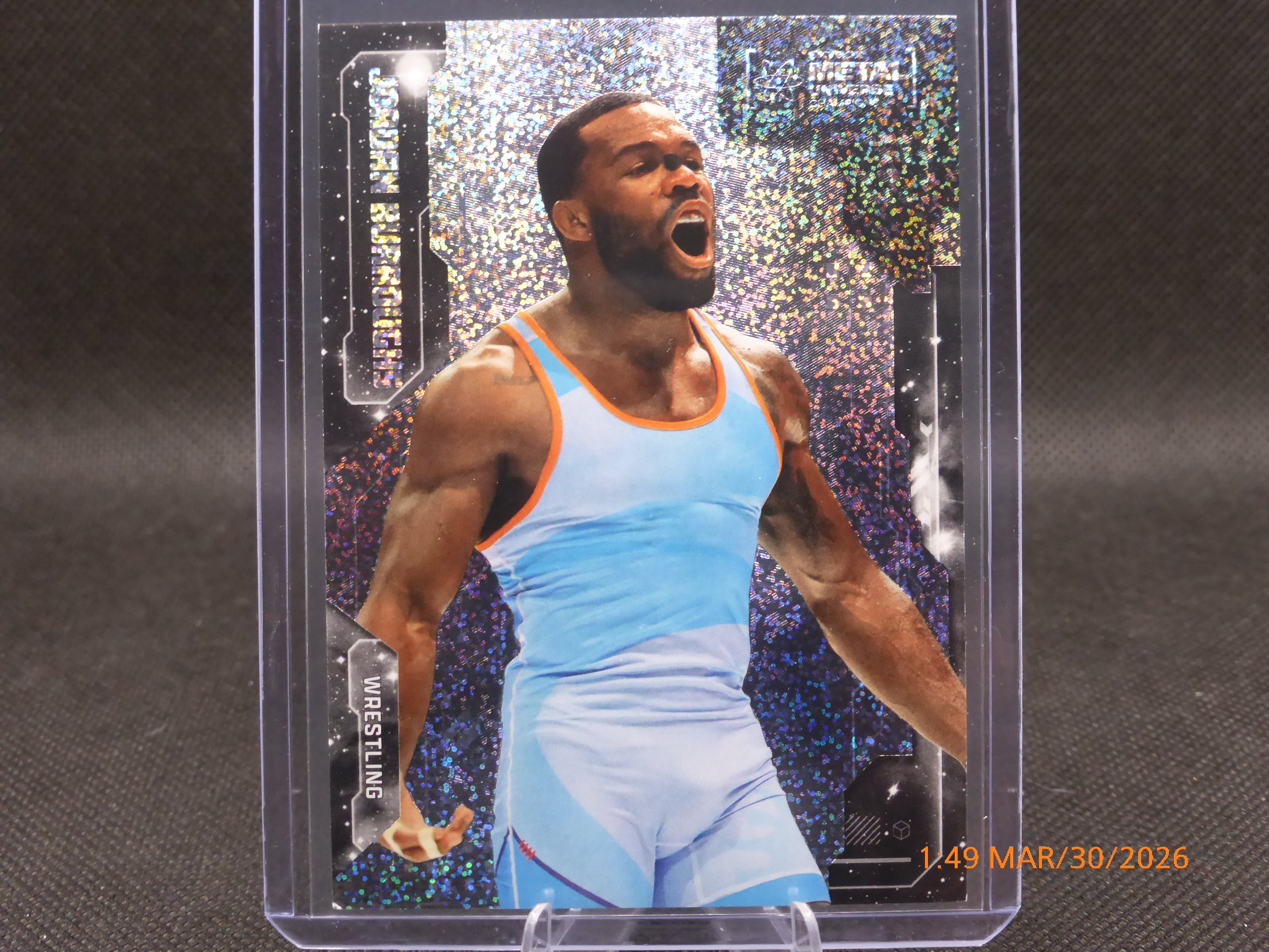 24 Metal Universe Champions Jordan Burroughs #33 Silver Dots 104-299