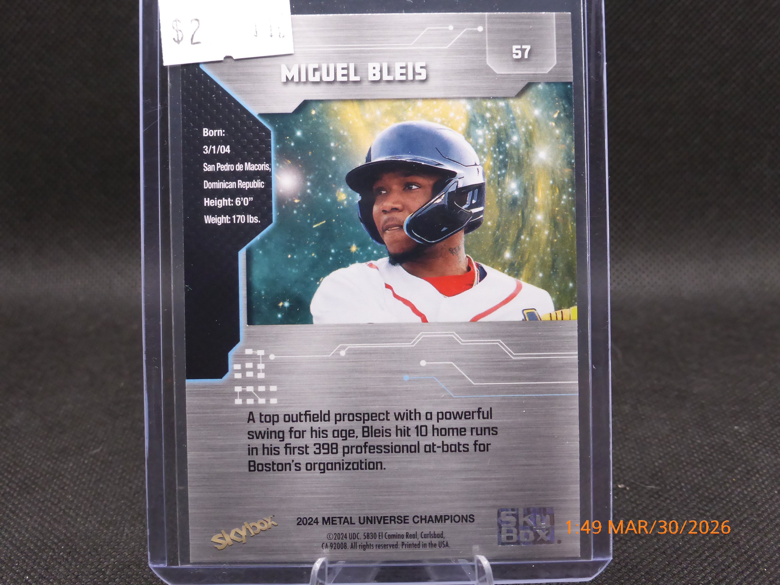 24 Metal Universe Champions Miguel Bleis #57