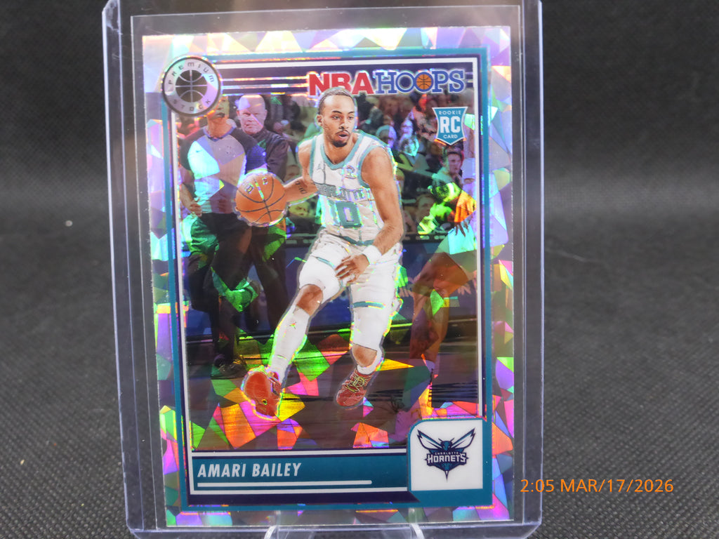 24 NBA Hoops Amari Bailey #236 Cracked Ice Prizm