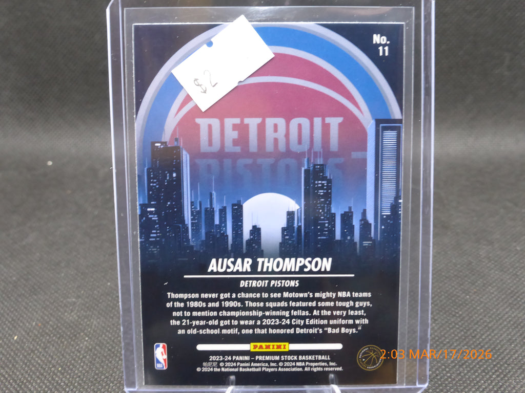 24 NBA Hoops Ausar Thompson #11 City Edition