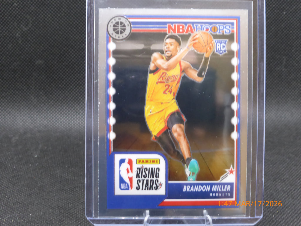 24 NBA Hoops Brandon Miller #298 Rising Stars