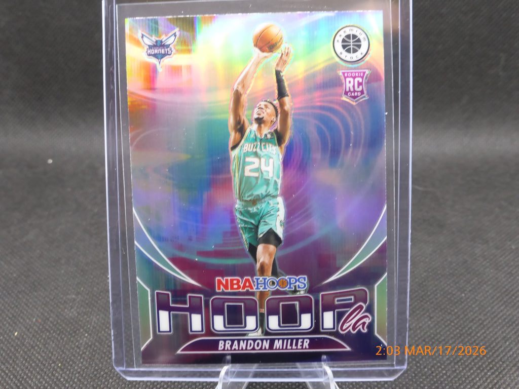 24 NBA Hoops Brandon Miller #3 Hoopla Prizm