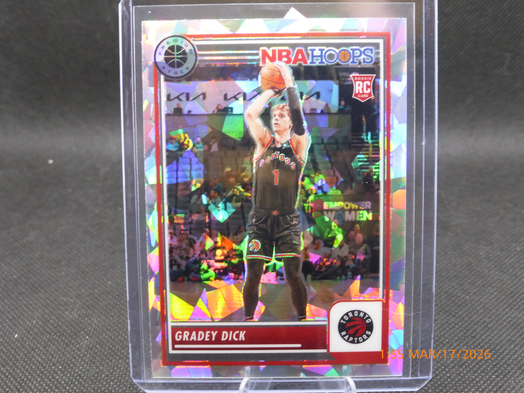 24 NBA Hoops Gradey Dick #251 Crack Ice Prizm