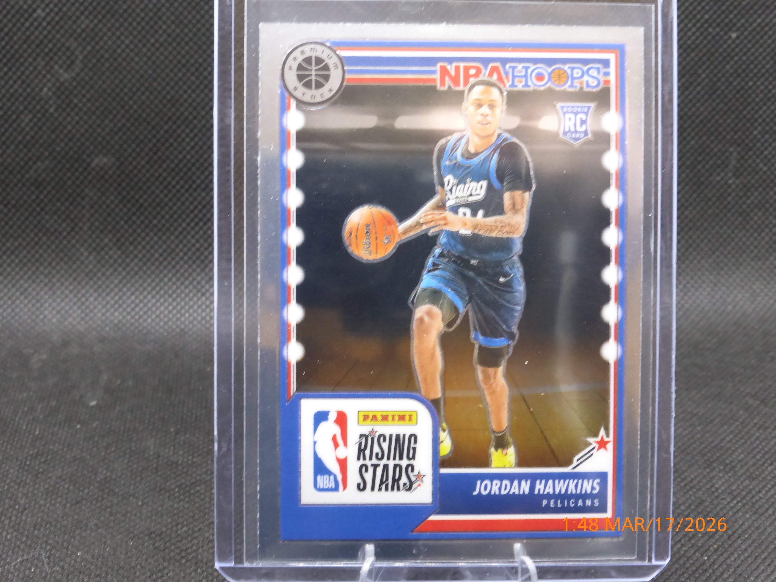 24 NBA Hoops Jordan Hawkins #388 Rising Stars