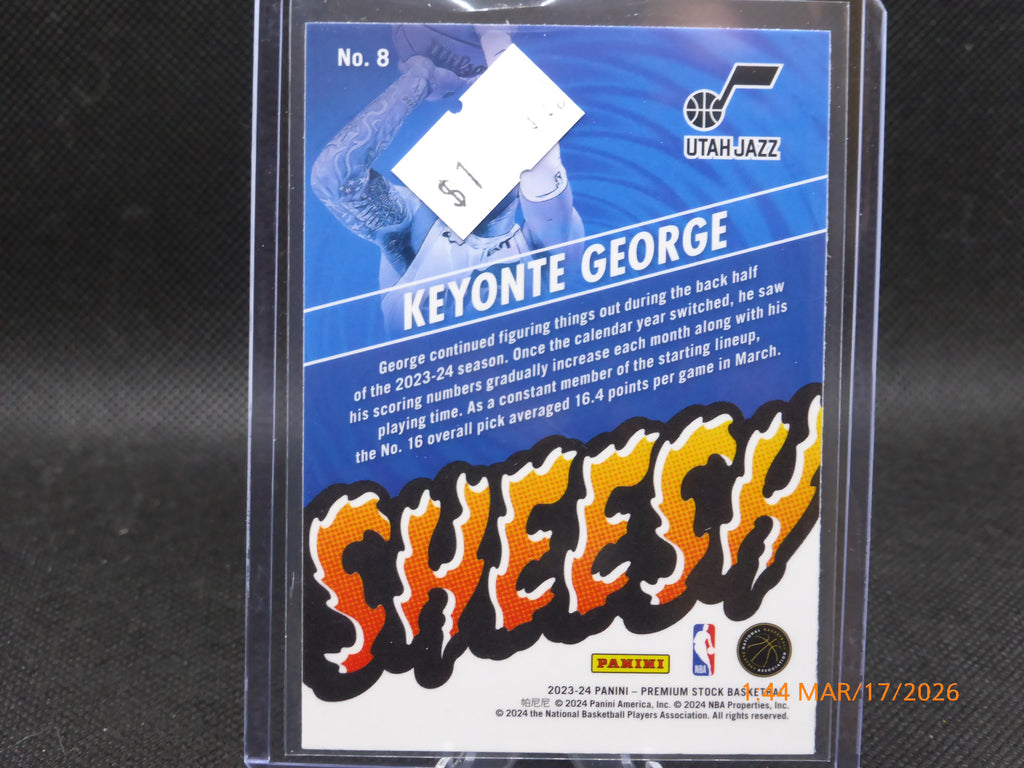 24 NBA Hoops Keyonte George #8 Sheesh $1