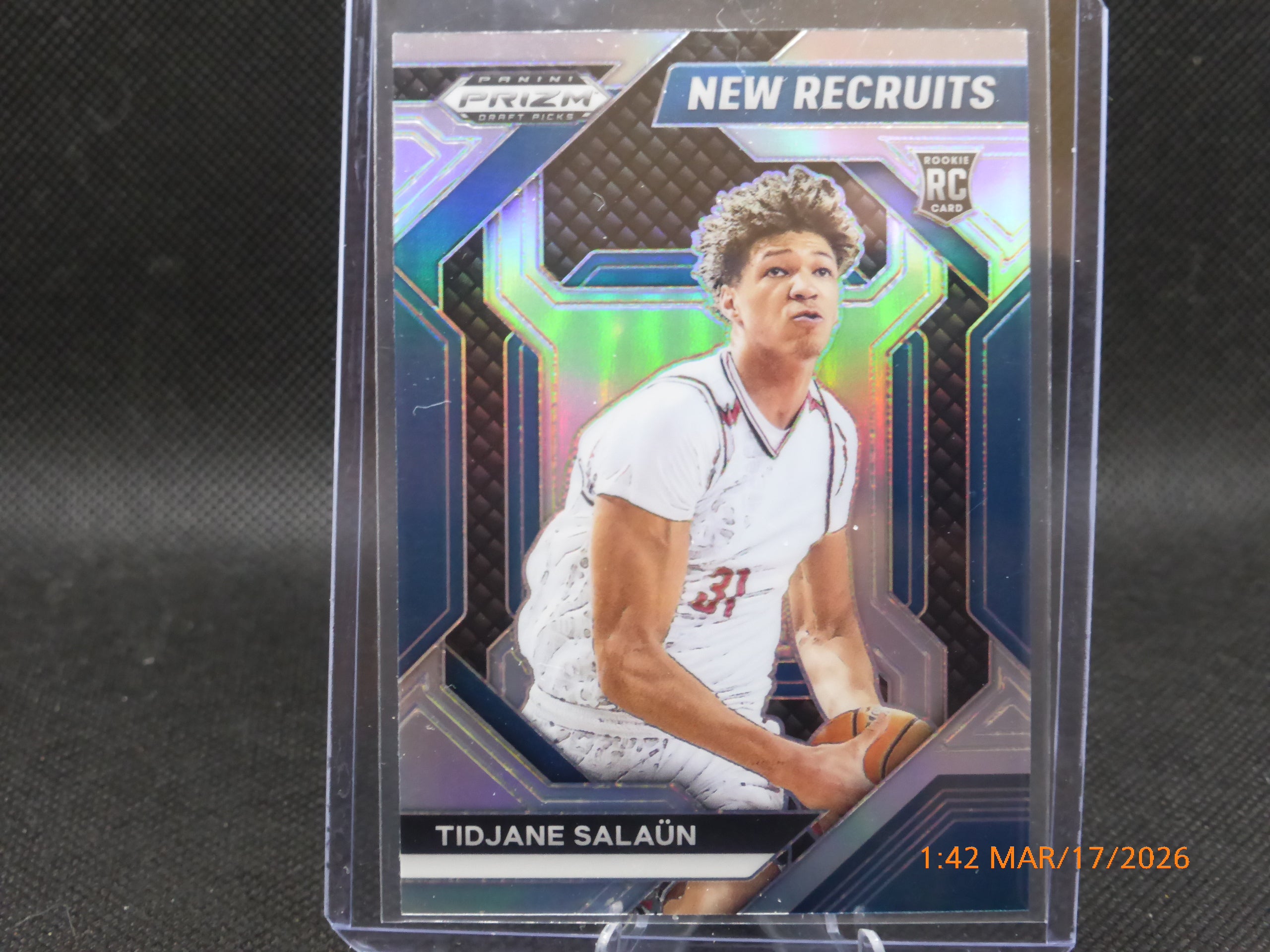 24 Prizm Draft Picks Tidjane Salaun #7 New Recruits Prizm