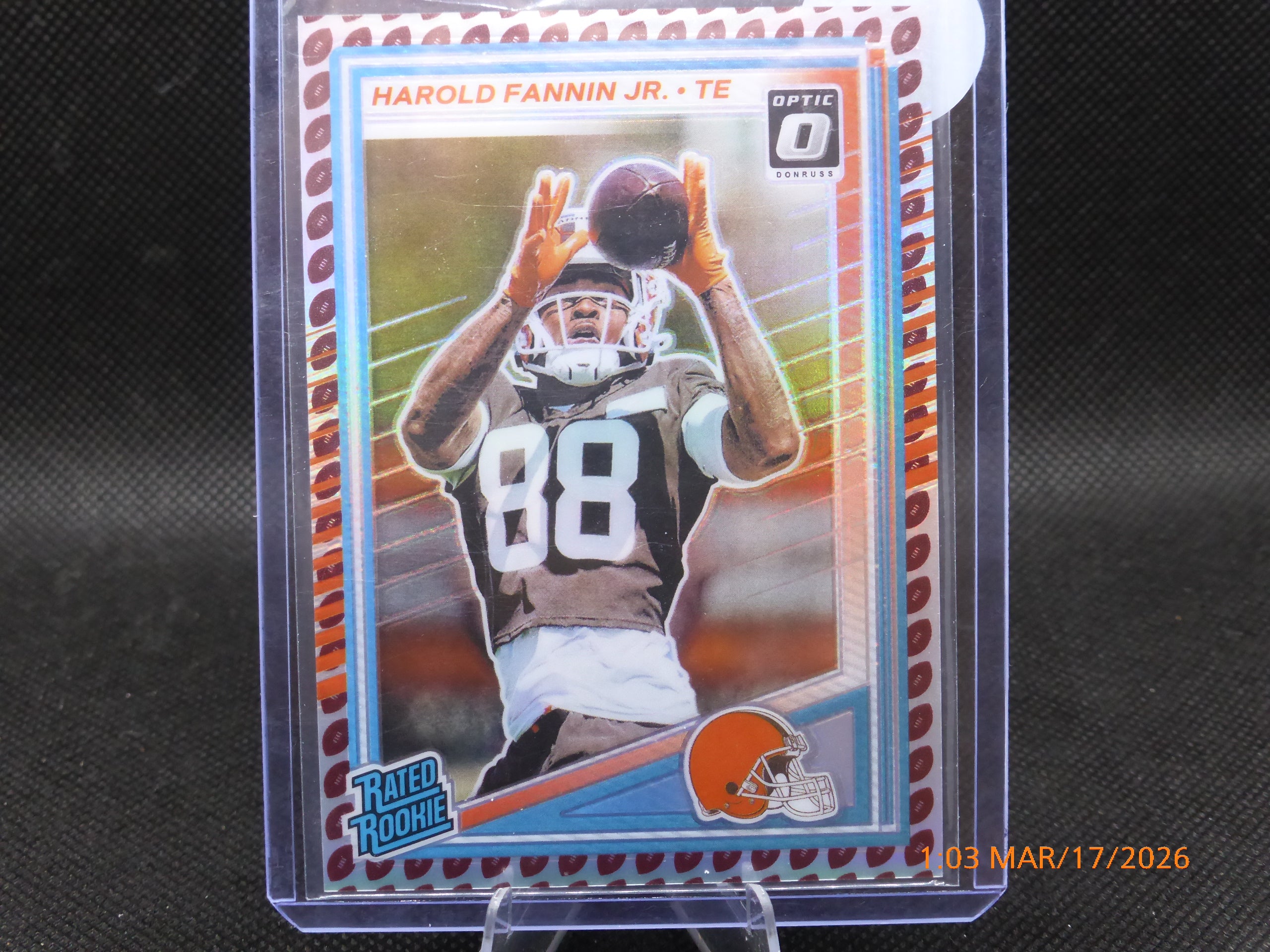25 Donruss Harold Fannin Jr #373 Football Emoji