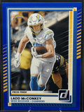 25 Donruss Ladd McConkey #31 Blue Press Proof