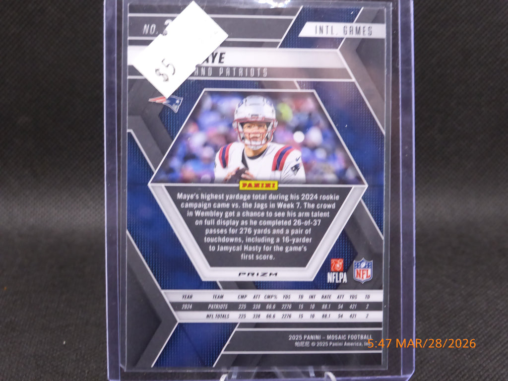 25 Mosaic Drake Maye Mosaic Prizm