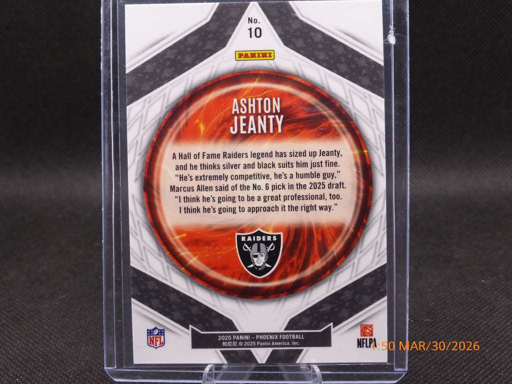25 Phoenix Ashton Jeanty #10 Paragon
