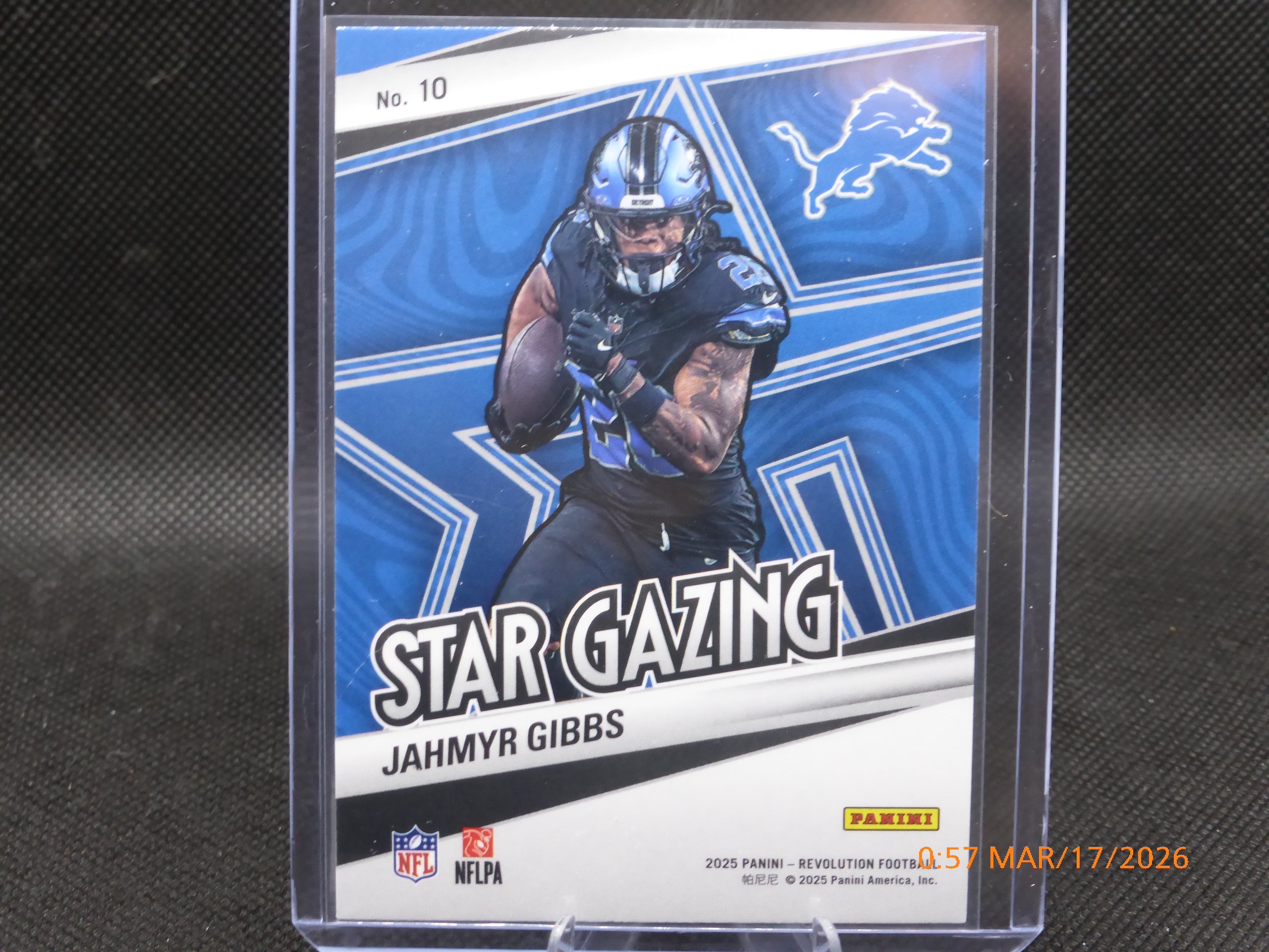 25 Revolution Jahmyr Gibbs #10 Star Gazing