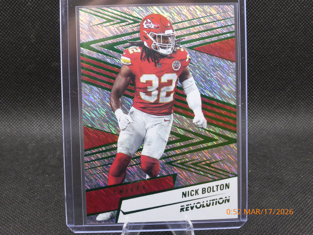 25 Revolution Nick Bolton #72 Storm Green 523/699