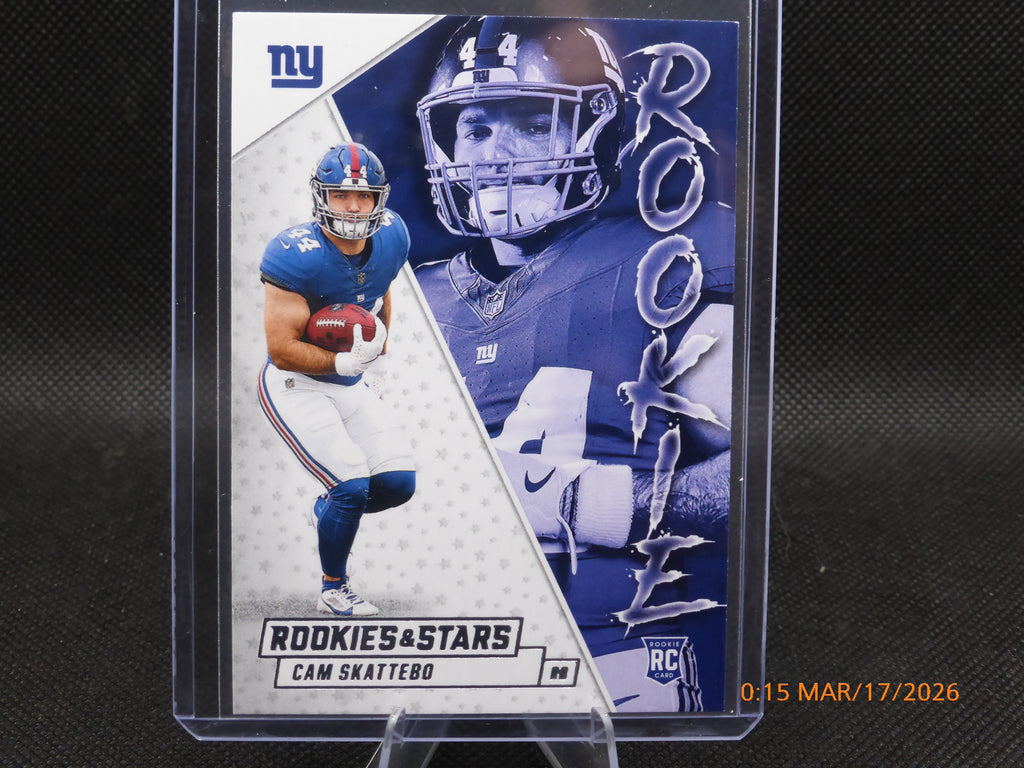 25 Rookie and Star Cam Skattebo #3 Rookie