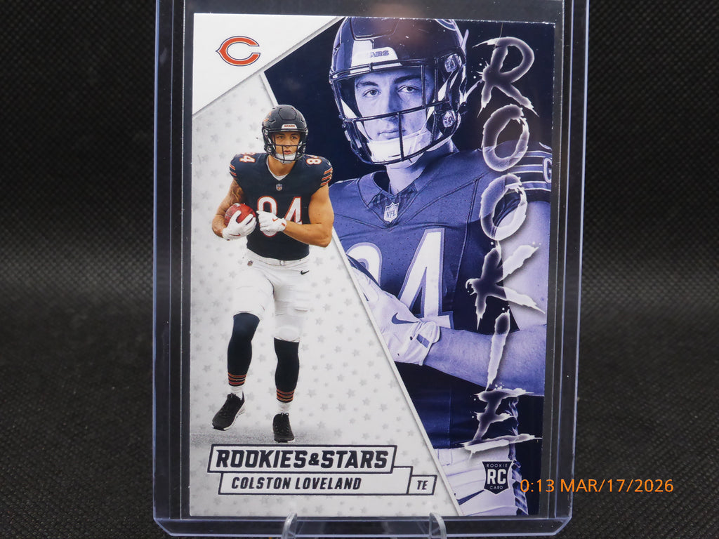25 Rookie and Star Colston Loveland #5 Rookie