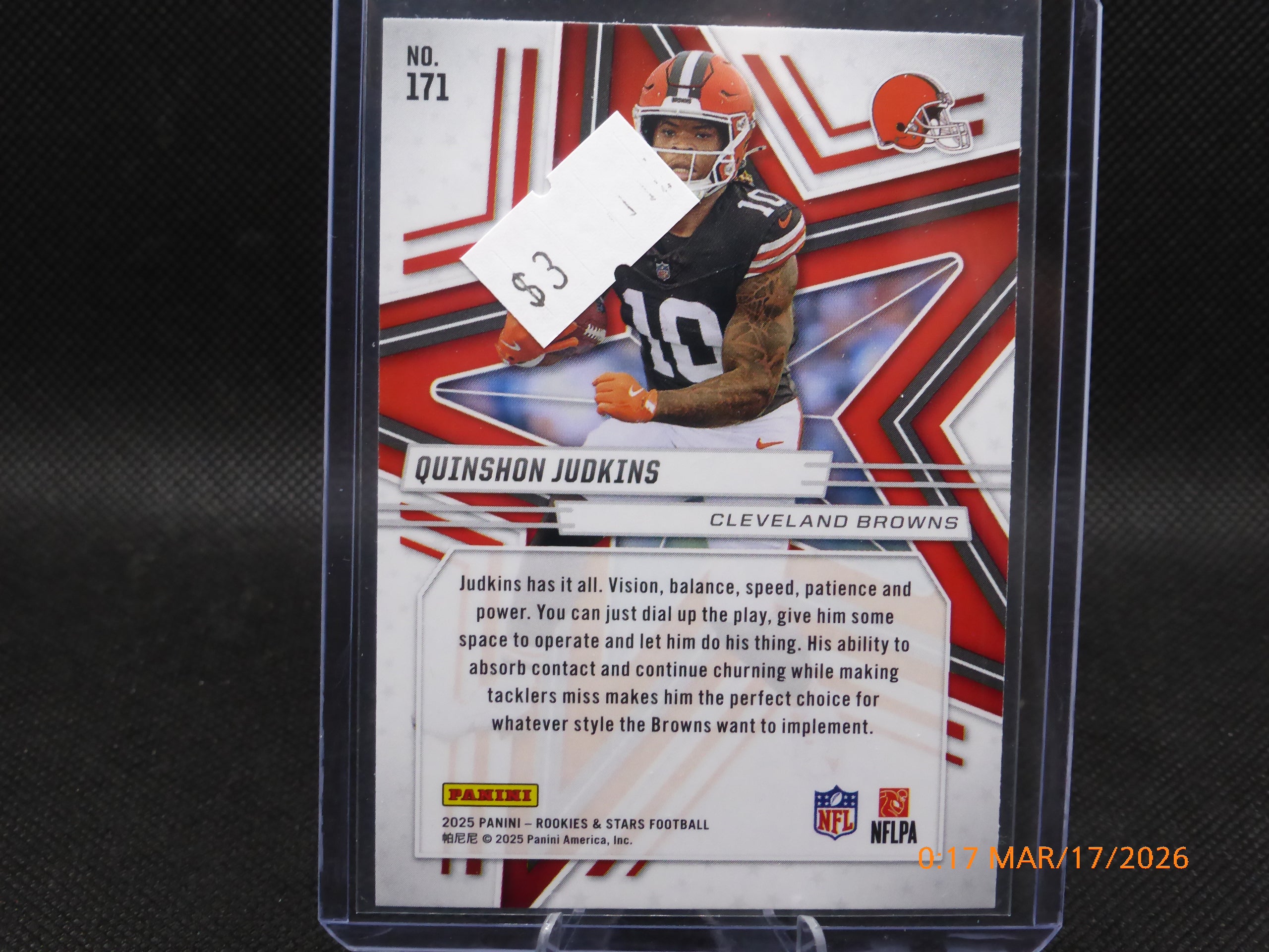 25 Rookie and Star Quinshon Judkins #171 Red