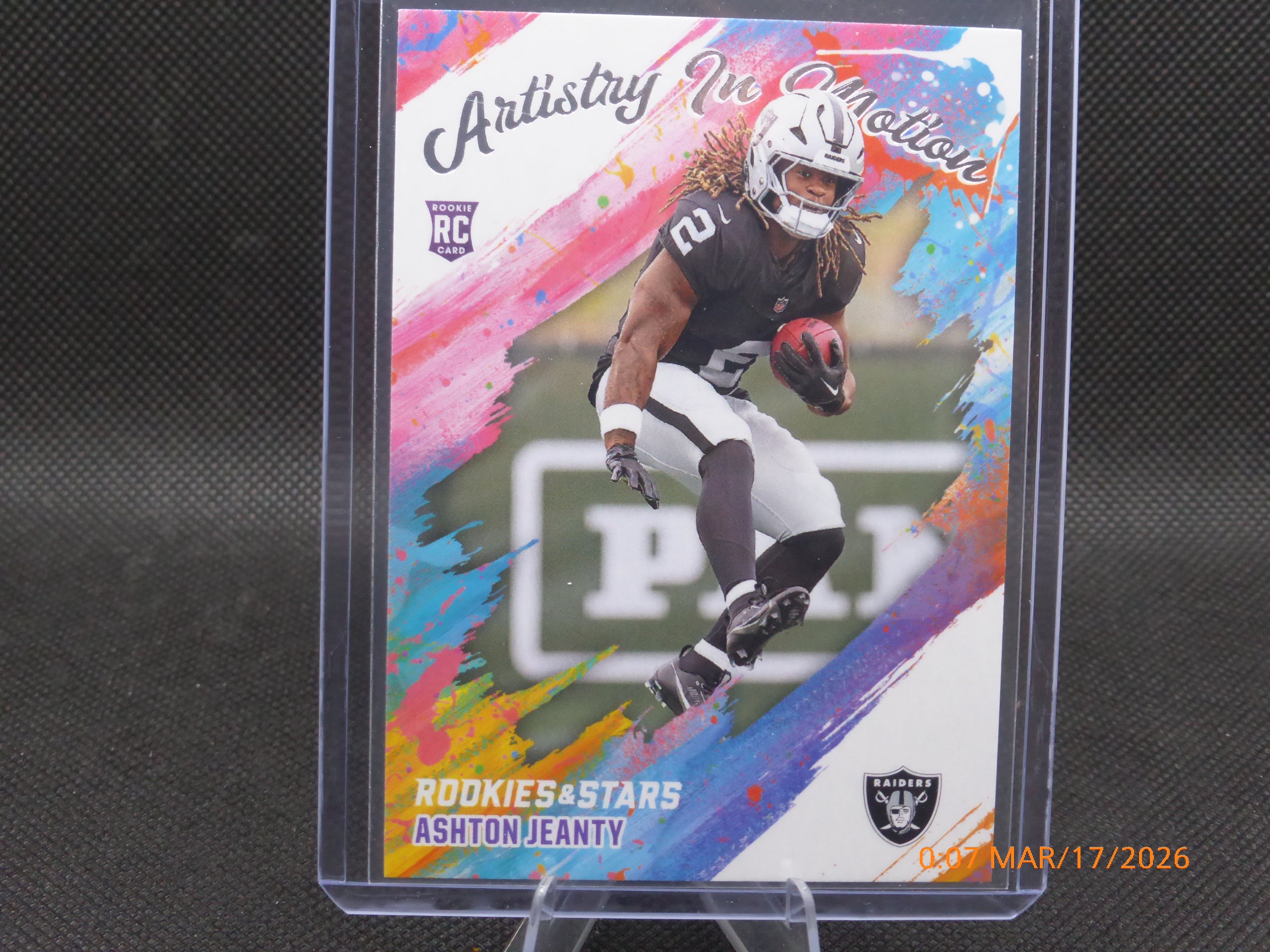 25 Rookie and Stars Ashton Jeanty #10 Artistry in Motion