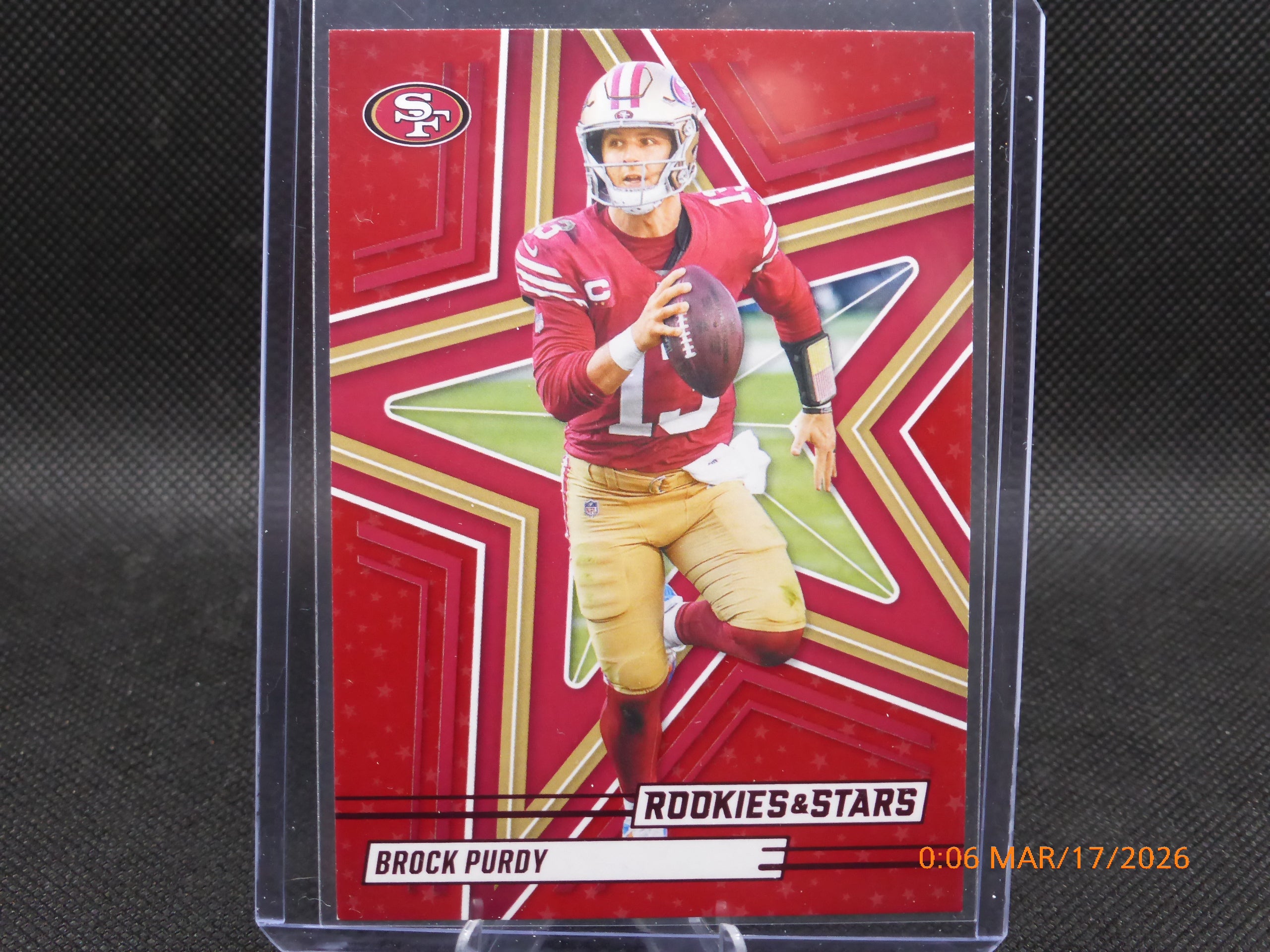 25 Rookie and Stars Brock Purdy #20 Red