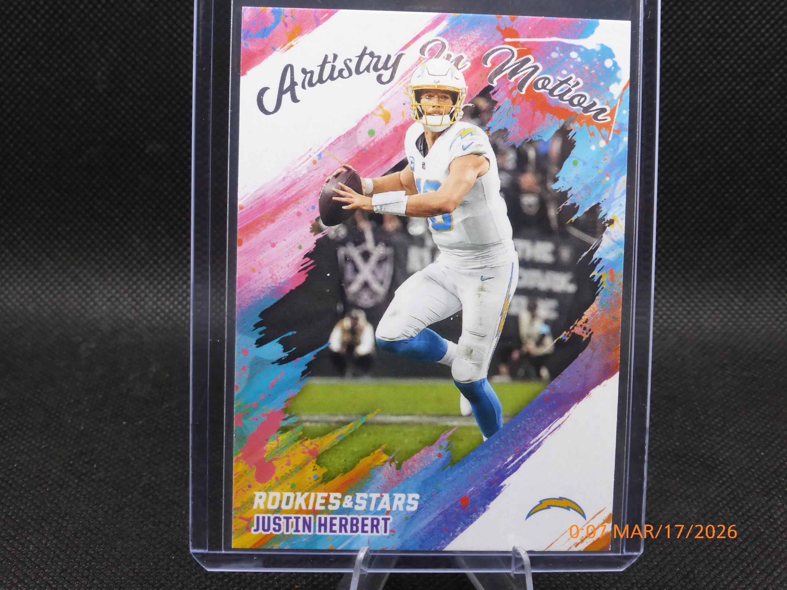 25 Rookie and Stars Justin Herbert Artistry in Motion