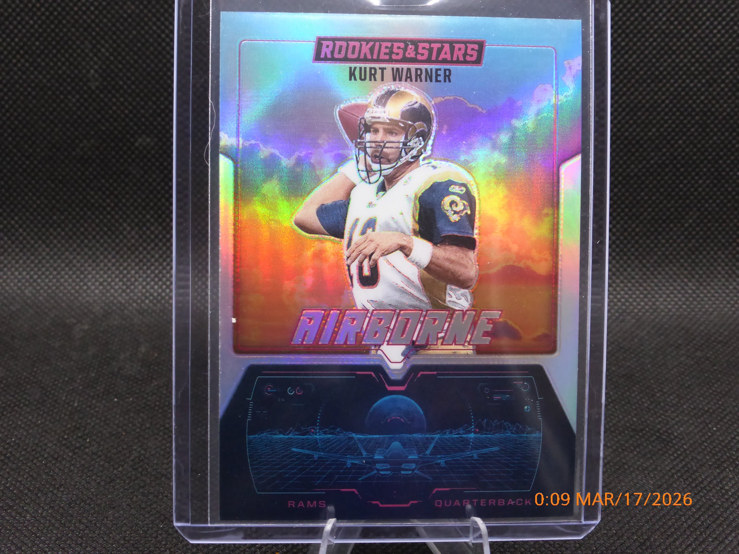 25 Rookie and Stars Kurt Warner #15 Prizm Airborne